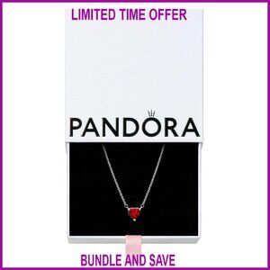 Adjustable Sterling Silver Pendant Necklace with Sparkling Stones